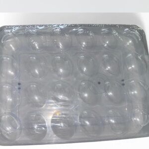 Fridge Egg Holder Organizer- 24 Count Clear Plastic Storage Box with Lid, BPA